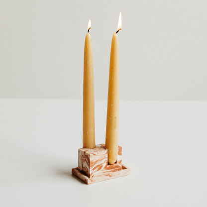 Rekha Maker Terracotta-Inspired Candlestick Holder